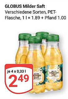 GLOBUS Milder Saft