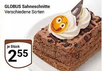 GLOBUS Sahneschnitte Verschiedene Sorten