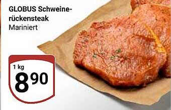 GLOBUS Schweine-rückensteak Mariniert
