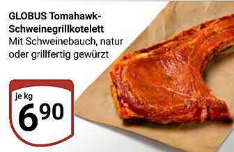 GLOBUS Tomahawk-Schweinegrillkotelett