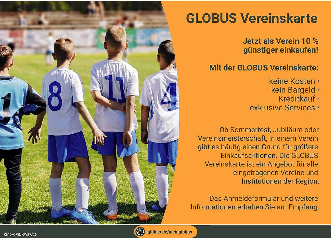 GLOBUS Vereinskate