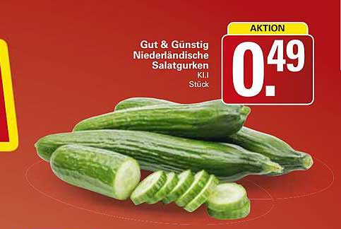 Gut & Günstig Niederländische Salatgurken