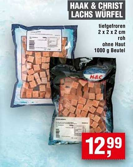 HAAK & CHRIST LACHS WÜRFEL