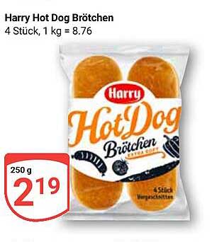 Harry Hot Dog Brötchen