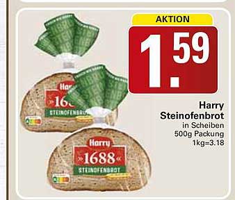 Harry Steinofenbrot in Scheiben 500g Packung 1kg=3.18