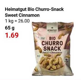 Heimatgut Bio Churro-Snack Sweet Cinnamon