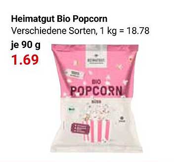 Heimatgut Bio Popcorn