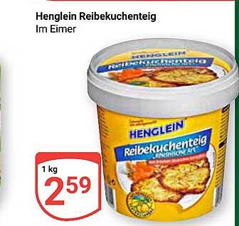Henglein Reibekuchenteig Im Eimer
