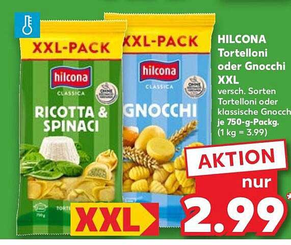 HILCONA Tortelloni oder Gnocchi XXL