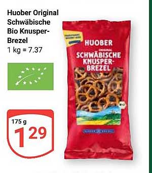 Huober Original Schwäbische Bio Knusper-Brezel