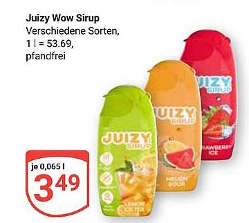 Juizy Wow Sirup