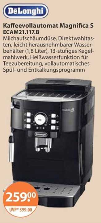 Kaffeevollautomat Magnifica S ECAM21.117.B