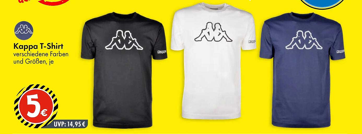 Kappa T-Shirt verschiedene Farben und Größen, je