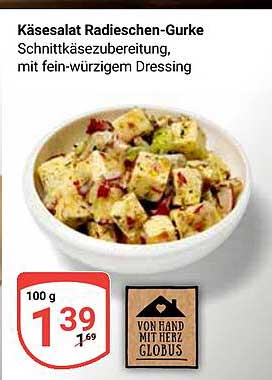 Käsesalat Radieschen-Gurke