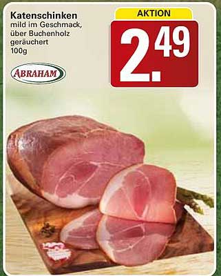 Katenschinken mild im Geschmack, über Buchenholz geräuchert 100g