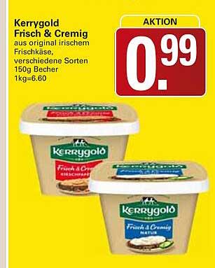 Kerrygold Frisch & Cremig aus irischer irischmischer Frischkäse, verschiedene Sorten 150g Becher 1kg=6.60