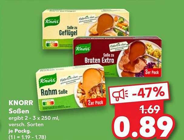 KNORR Soßen