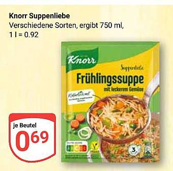 Knorr Suppenliebe Frühlingssuppe mit leckerem Gemüse