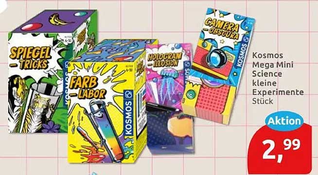 Kosmos Mega Mini Science kleine Experimente Stück