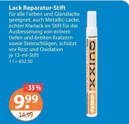 Lack Reparatur-Stift