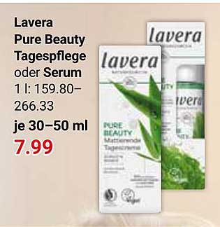 Lavera Pure Beauty Tagespflege oder Serum