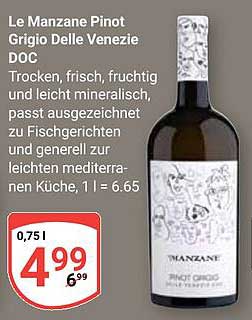 Le Manzane Pinot Grigio Delle Venezie DOC