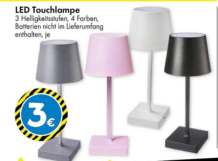 LED Touchlampe