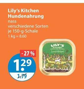 Lily's Kitchen Hundenahrung nass verschiedene Sorten je 150-g-Schale 1 kg = 8.60