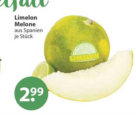 Limelon Melone aus Spanien je Stück