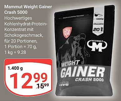 Mammut Weight Gainer Crash 5000