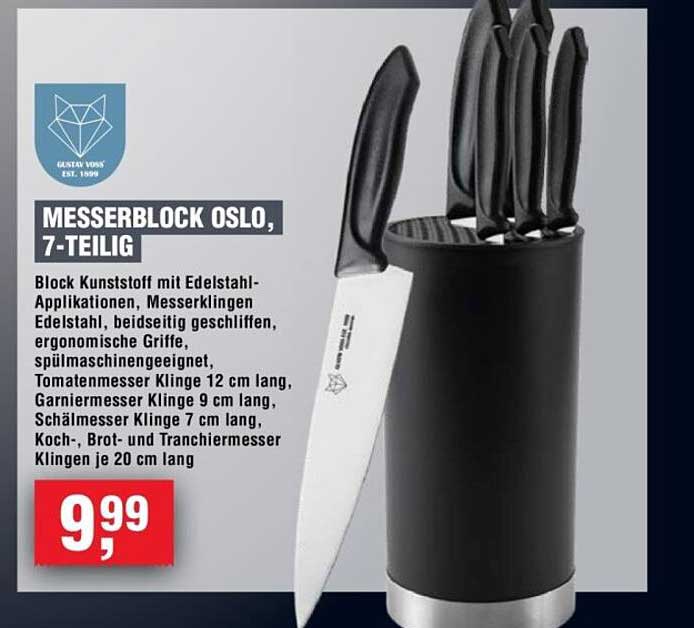 MESSERBLOCK OSLO, 7-TEILIG