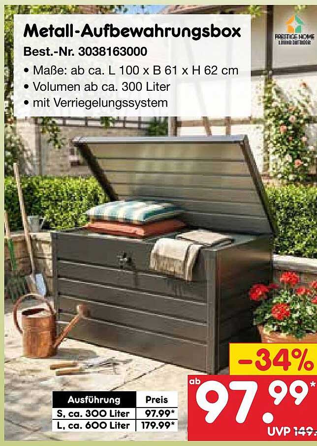 Metall-Aufbewahrungsbox