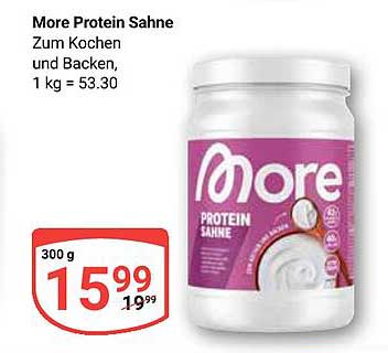 More Protein Sahne