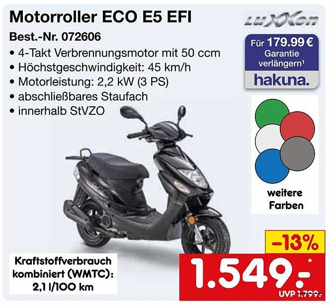 Motorroller ECO E5 EFI