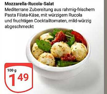 Mozzarella-Rucola-Salat