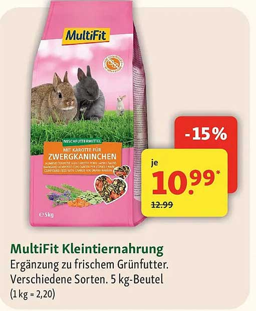 MultiFit Kleintiernahrung