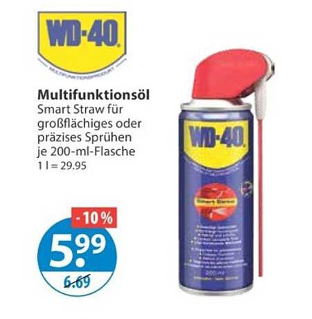 Multifunktionsöl Smart Straw für großflächiges oder präzises Sprühen je 200-ml-Flasche 1 l = 29.95