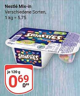 Nestlé Mix-in Verschiedene Sorten, 1 kg = 5.75