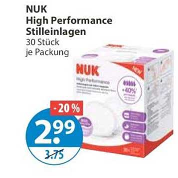 NUK High Performance Stilleinlagen 30 Stück je Packung