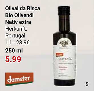 Olival da Risca Bio Olivenöl Nativ extra