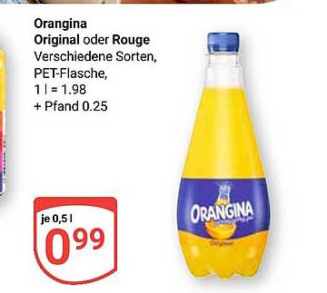 Orangina Original oder Rouge