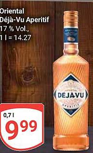 Oriental Déjà-Vu Aperitif 17 % Vol. 1 l = 14,27