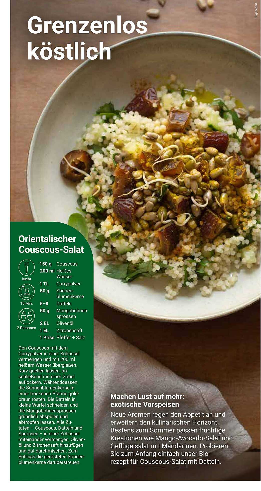 Orientalischer Couscous-Salat