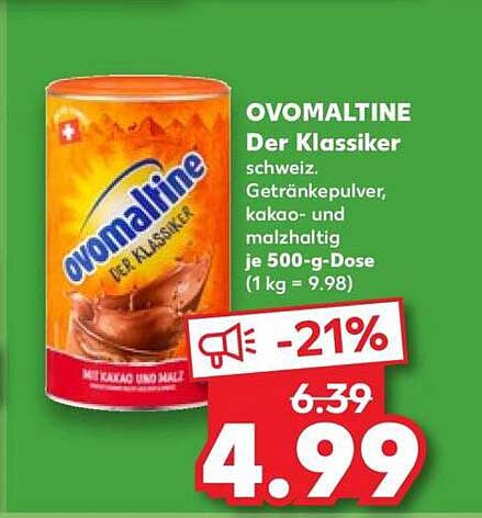 OVOMALTINE Der Klassiker