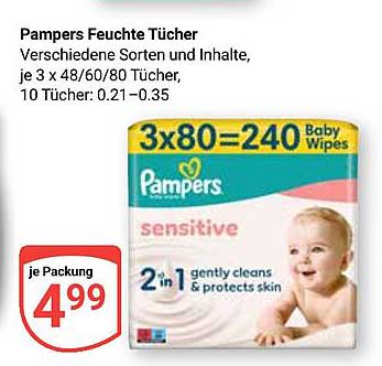 Pampers Feuchte Tücher