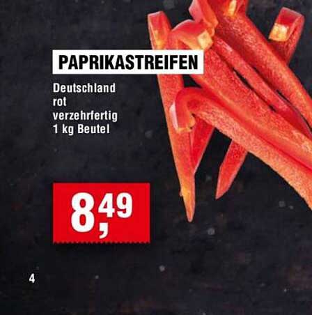 PAPRIKASTREIFEN