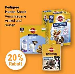 Pedigree Hunde-Snack Verschiedene Artikel und Sorten