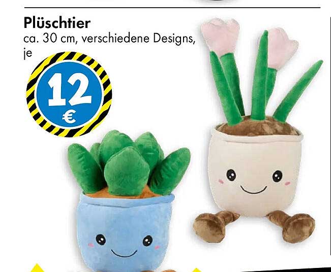 Plüschtier ca. 30 cm, verschiedene Designs, je