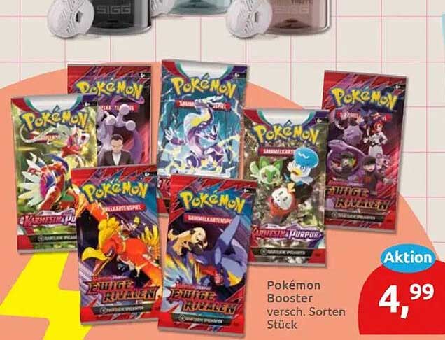 Pokémon Booster versch. Sorten Stück