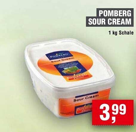 POMBERG SOUR CREAM 1 kg Schale